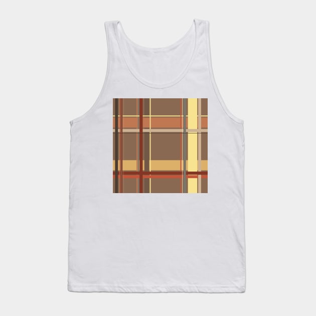 Retro Plaid Fun Tank Top by missdebi27